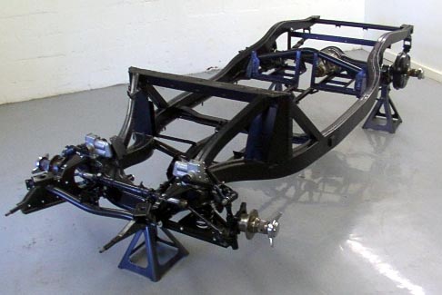 3/4 front view of chassis