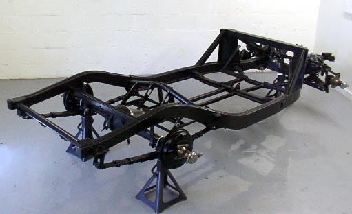 3/4 view of rear of chassis