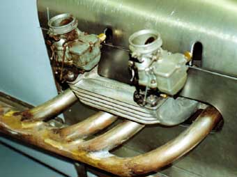 Intake/exhaust - front close up